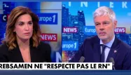 «Jean-Luc Mélenchon est un danger pour la république» fustige Laurent Wauquiez