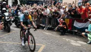 Lors des JO de Paris 2024, les cyclistes étaient passés par la butte Montmartre (Archives).