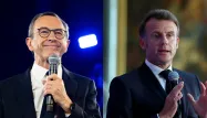 Bruno Retailleau et Emmanuel Macron (Photo d'illustration).