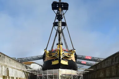 La reproduction du navire de La Fayette, "L'Hermione", est en danger